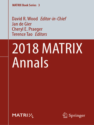 cover image of 2018 MATRIX Annals
